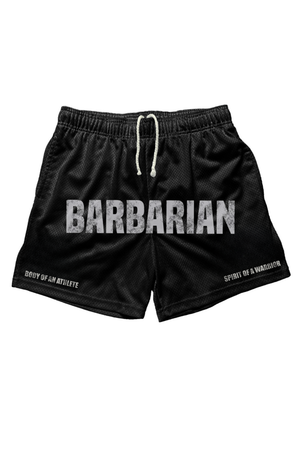 BLACK "WARRIOR" SHORTS