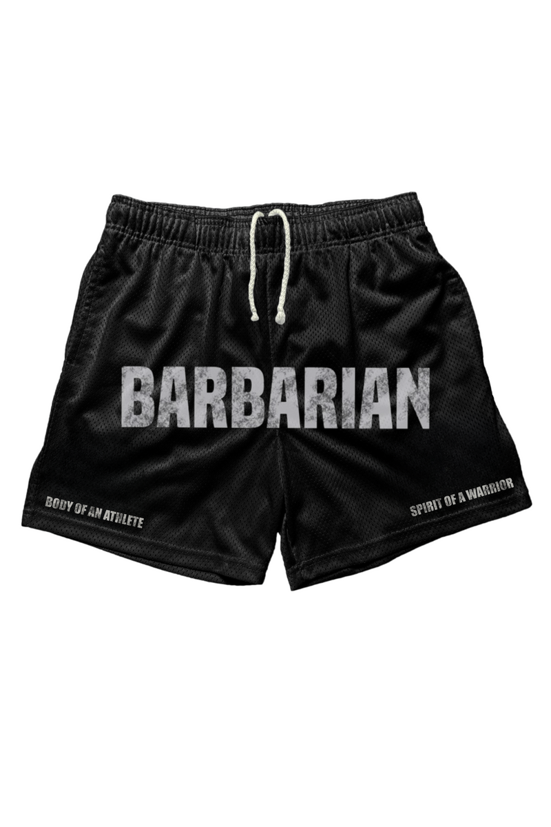 BLACK "WARRIOR" SHORTS